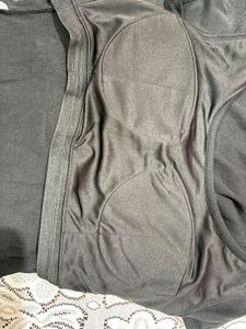 Ribbed Black Sleeveless Top