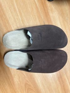 Adidas Brown Suede Slides layasa