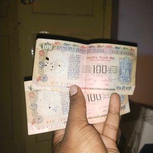 Rare Old Indian 100 Rupees 4 Note +Free Gift 🎁