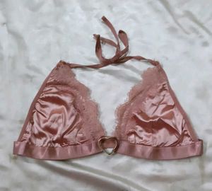 Satin Lace Bra