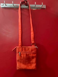 Vibrant Orange Crossbody Bag