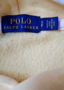 Ralph Lauren Yellow Hoodie