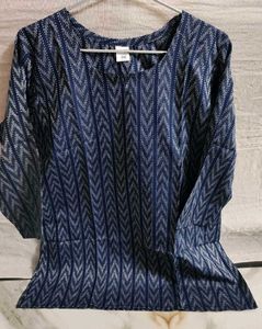 Woven Design Short Kurti