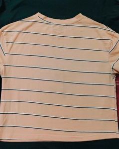 Peach graphic T- shirt | Casual aesthetic top