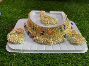 Colorful Indian Jewelry Set