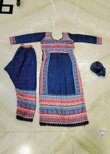 Blue kurta set