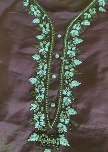 elegant Embroidered Kurta Set with Dupatta