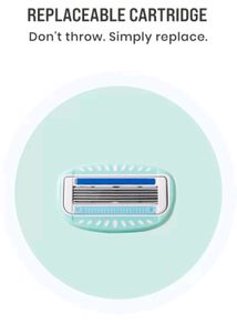 Sirona Mini Travel 5 Blade Cartridge Razor
