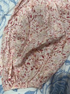 H&amp;M Floral Print Puff Sleeve Dress