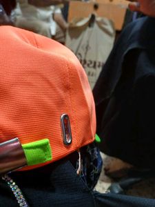 Vibrant Orange &amp; Lime Adidas Cap