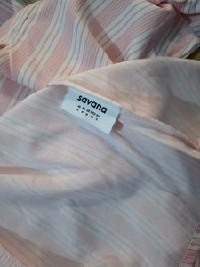 Chic Striped Button-Up Shirt
