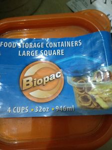 💥4 Pc Biopac Brand Bpa Free Storage Box💥