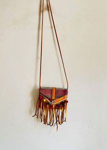boho Fringe Crossbody sling Bag
