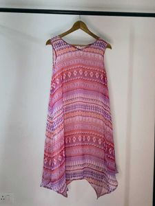 Bohemian Print Flowy Dress
