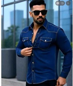 *Pretty Latest Men Shirts*Fabric: DenimSleeve Leng