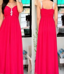 Elegant Red Party Dress