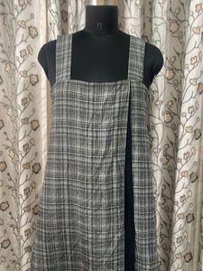 Chic Plaid A-Line Dress