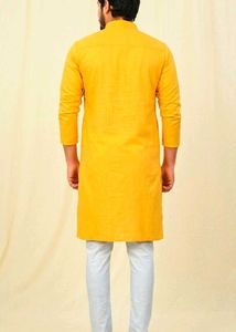 Men's Yellow Kurta with pyjama