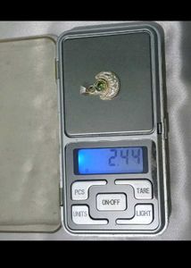 Original Silver Green Stone Pendant