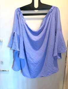Lavender Off-Shoulder Top