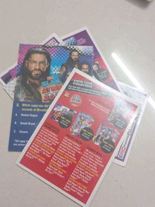 Naruto, WWE and Pokemon cards