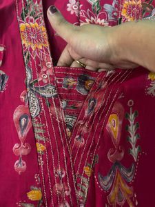 Vibrant Floral Print Kurta