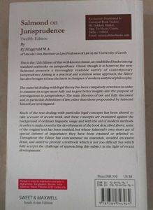 Salmond on Jurisprudence - Twelfth Edition