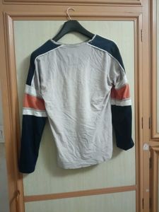 Men's Long Sleeve Colorblock T-Shirt