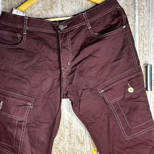 ♥️Maroon Cargo Pants