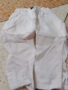 pure cotton white pant