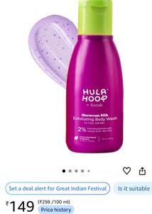 Asaya Face Cleanser &amp; Hula Hoops Body Wash