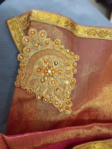 Elegant gold dupatta