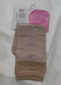 Lady Socks with Floral Design