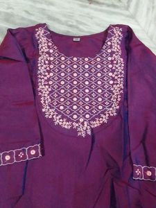 purple kurta