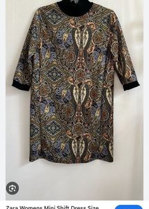 Patterned Mini Dress
