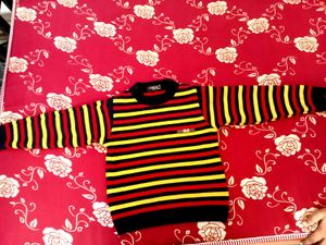 Striped Kids' Knitted Sweater