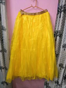 Stunning Yellow Lehenga Choli Set