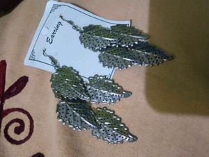 Boho Leaf Drop Earrings