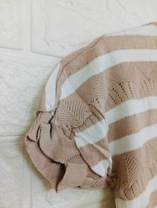 Striped Knit Top - Stylish &amp; Chic