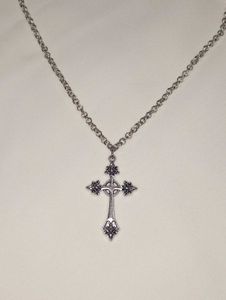 Gothic Cross Pendant Necklace