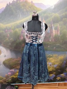 Floral Germanic Drindl dress