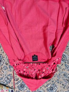 Monte carlo pink sleeveless hooded sweatshirt