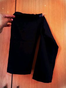 Stylish Black Kurta with Red Palazzo Pants
