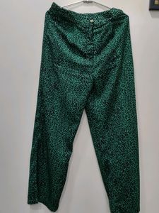 Zara Green Leopard Print Coord Set
