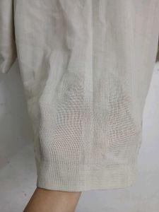 Beige Linen Blend Lightweight Jacket