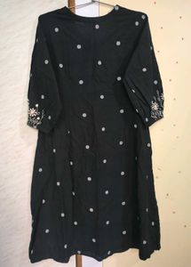 Black Polka Dots Kurta 🖤