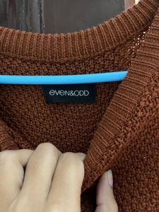 Cropped Knit Sweater