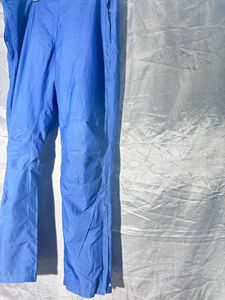 ADIDAS Blue Polyester Track Pants