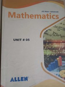 Allen Mathematics JEE (Main + Advanced) Unit 05