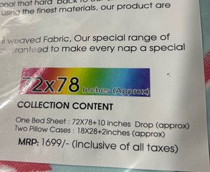 Nirwana Decor Fitted Bed Sheet Set